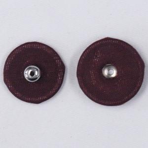 ボタン くるみスナップボタン 14mm 065 エンジ Ni / 6セット NO.1508