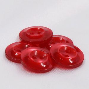 ボタン プラスチックボタン 18mm 15/赤 レッド 10個入 シャツ ブラウス カーディガン 向 ボタン 手芸 通販｜assure-2