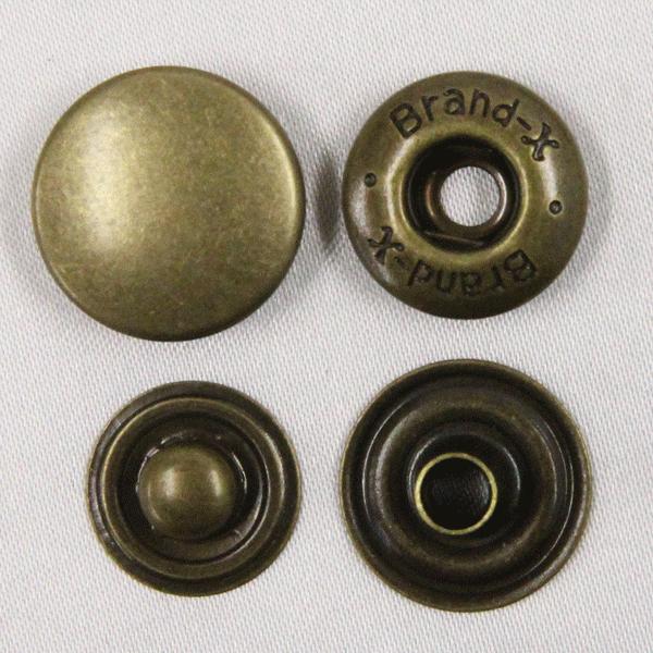 ボタン ドットボタン 6BX 6BrandX 15mm 5セット入 大 ホック P-ABL AG ｘ...