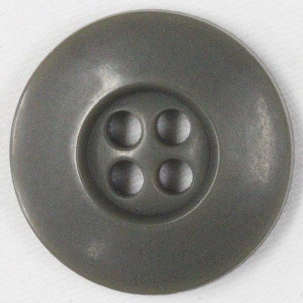 ボタン 釦 ミリタリーボタン 18ｍｍ 1個入 緑 グリーン 4つ穴 プラスチックボタン つや消し ...
