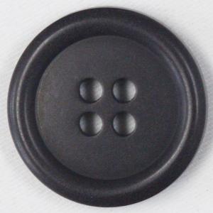 ボタン 釦 ミリタリーボタン 25ｍｍ 1個入 濃茶 ダークブラウン 4つ穴 プラスチックボタン つや消し (ツヤなし) ジャケット・コート向｜assure-2
