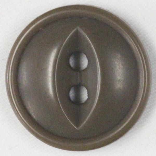 ボタン 釦 ミリタリーボタン 11.5ｍｍ 1個入 茶 ブラウン ネコ目 2つ穴 プラスチックボタン...