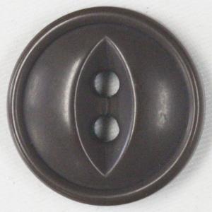 ボタン 釦 ミリタリーボタン 19ｍｍ 1個入 茶 ブラウン ネコ目 2つ穴 プラスチックボタン つや消し (ツヤなし) スーツ・ジャケット向｜assure-2