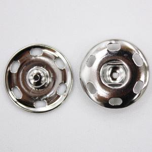 ボタン スナップボタン 25mm N ニッケル / 1セット ASP0001 縫い付け 