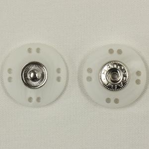 ボタン スナップボタン 21mm 20mm 代用 N ニッケル / 1セット ASP0001