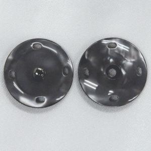 ボタン スナップボタン 貝調 25ｍm 09 黒 / １セット ASP0011  縫い付けタイプ ボタン 手芸 通販｜assure-2