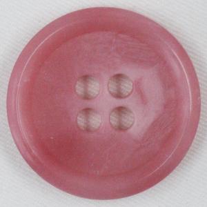 ボタン プラスチックボタン 15mm 1個入 釦 表4つ穴 赤 水牛調 シャツ ブラウス ジャケット スーツ袖向 手芸 通販 日本製
