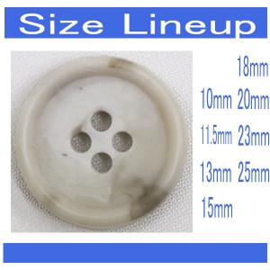 ボタン プラスチックボタン 18mm 1個入 ...の詳細画像3
