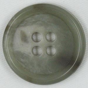 ボタン プラスチックボタン 15mm 1個入 釦 表4つ穴 うす緑 水牛調 シャツ ブラウス ジャケット スーツ袖向 手芸 通販 日本製