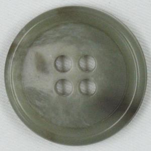 ボタン プラスチックボタン 25mm 1個入 釦 表4つ穴 うす緑 水牛調  ジャケット コート向 手芸 通販 日本製｜assure-2