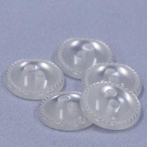 ボタン プラスチックボタン 10mm 10個入 釦 表2つ穴 白 ホワイト  シャツ ブラウス カーディガン 向 手芸 通販 日本製｜assure-2