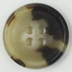 ボタン 水牛調 プラスチックボタン 茶系 25mm  1個入 ジャケット コート向 ボタン 手芸 通販｜assure-2