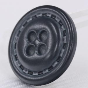 ボタン 革調プラスチックボタン 13mm 紺 ...の詳細画像2