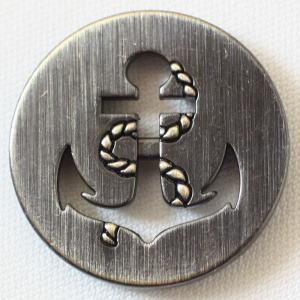 ボタン メタルボタン 金属ボタン 25mm メタルボタン ピーコート マリン調 水兵 手芸 通販｜assure-2
