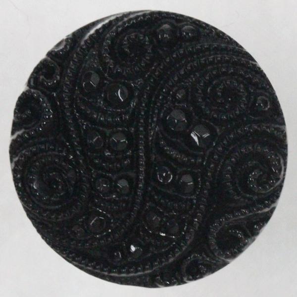 ボタン ナイロンボタン  黒 ブラック 30ｍｍ 1個入 フォーマル向 ボタン 手芸 通販