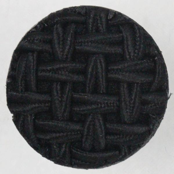 ボタン コードボタン  黒 ブラック 28ｍｍ 1個入 フォーマル向 ボタン 手芸 通販
