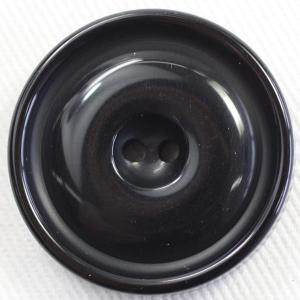 ボタン プラスチックボタン 09 黒 18mm 1個入 ナット調  シャツ ブラウス カーディガン 向 ボタン 手芸 通販｜assure-2