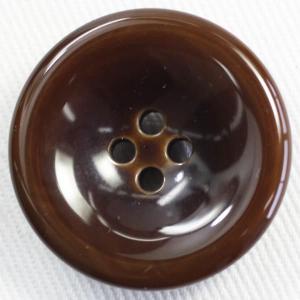 ボタン プラスチックボタン 44 茶系 18mm 1個入 ナット調  シャツ ブラウス カーディガン 向 ボタン 手芸 通販｜assure-2