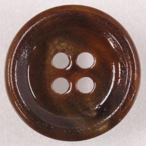 ボタン 本水牛ボタン レッドブラウン 25mm 1個入 天然素材 ジャケット コート向 ボタン 手芸 通販｜assure-2