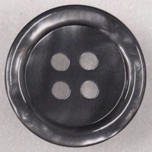 ボタン プラスチックボタン 09C 黒 18mm 1個入 カラフル 貝調  スーツ ジャケット向 ボタン 手芸 通販｜assure-2