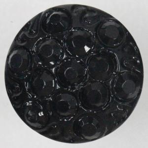 ボタン ナイロンボタン KR906 黒 25mm 1個入 フォーマル向けデザインボタン 手芸 通販｜assure-2
