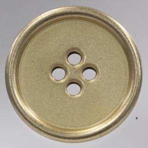 ボタン メタルボタン 金属ボタン 表4つ穴 23mm 1個入 釦 真鍮 かぶせ ホーニング ゴールド  ジャケット コート向 手芸 通販｜assure-2