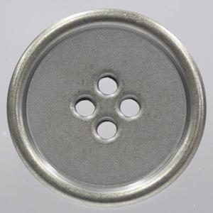 ボタン メタルボタン 金属ボタン 表4つ穴 21mm 20mm 代用 1個入 釦 真鍮 かぶせ ホーニング ニッケル  20mm代用 スーツ ジャケット向｜assure-2