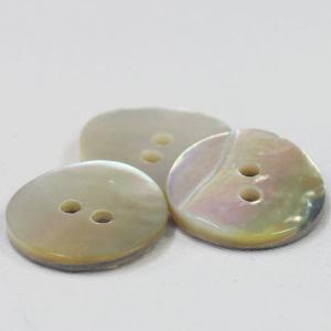 ボタン 貝ボタン 天然貝 アコヤ貝 10mm ...の詳細画像1