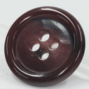 ボタン 水牛調 プラスチック 赤 エンジ系 1...の詳細画像2