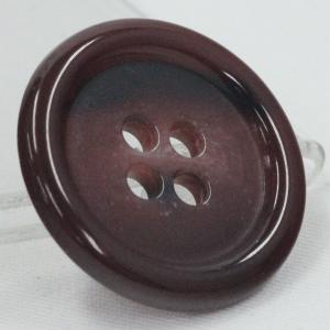 ボタン 水牛調 プラスチック 赤 エンジ系 1...の詳細画像4