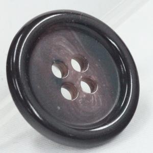 ボタン 水牛調 プラスチック 赤 エンジ系 1...の詳細画像3