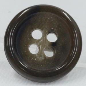 ボタン 水牛調 プラスチック 茶系 18mm ...の詳細画像1