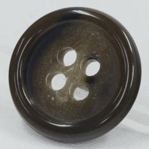 ボタン 水牛調 プラスチック 茶系 18mm ...の詳細画像2