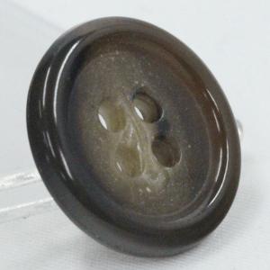 ボタン 水牛調 プラスチック 茶系 18mm ...の詳細画像3