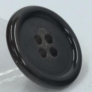 ボタン 水牛調 プラスチック 茶系 11.5m...の詳細画像3