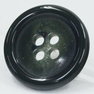 ボタン 水牛調 プラスチック 緑系 15mm ...の詳細画像2