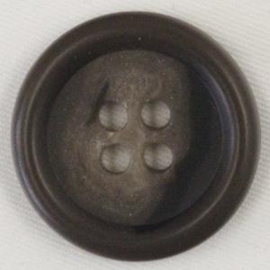 ボタン 水牛調 プラスチックボタン ツヤ消し 茶...の商品画像
