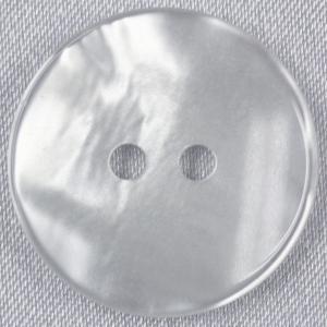 ボタン プラスチックボタン 01 白 15mm 1個入 貝調 皿型 2つ穴 シャツ ブラウス ジャケット スーツ袖向 ボタン 手芸 通販