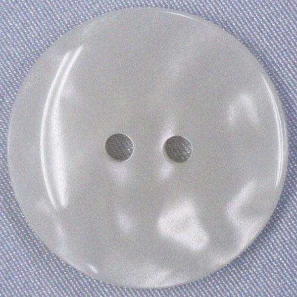 ボタン プラスチックボタン 13mm 10個入 釦 表2つ穴 白 ホワイト  シャツ ブラウス カー...