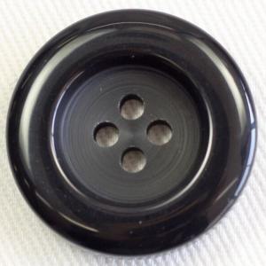 ボタン スコッチボタン ボタン 水牛調 プラスチック 23mm  黒 1個入 ジャケット コート向 ボタン 手芸 通販