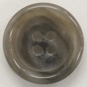 ボタン 水牛調 プラスチック グレー系 15mm 1個入 シャツ ブラウス ジャケット スーツ袖向 ボタン 手芸 通販