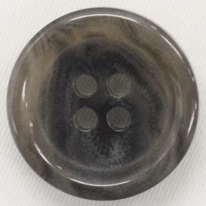 ボタン 水牛調 プラスチック グレー系 15mm 1個入 シャツ ブラウス ジャケット スーツ袖向 ボタン 手芸 通販