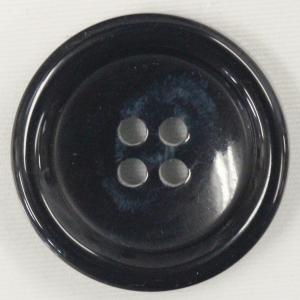 ボタン 水牛調 プラスチック ネイビー 15mm 1個入 シャツ ブラウス ジャケット スーツ袖向 ボタン 手芸 通販