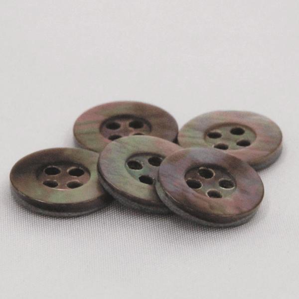 ボタン 天然素材 茶蝶貝ボタン 18ｍｍ 1個入 / ボタン 手芸 通販 VAP-ＳＣ36-18