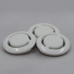 ボタン コンビネーション メタルボタン 白 シルバー 25mm 1個入 / ボタン 手芸 通販 VAP30567｜assure-2