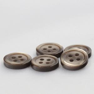 ボタン 業務用シャツボタン 9mm 茶 500個入 割れ 欠けに強いプラスチック /  シャツ ブラウス向 ボタン 手芸 通販｜assure-2