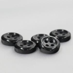 ボタン シャツボタン 10mm 黒 10個入 割れ 欠けに強いプラスチック ボタン シャツ ブラウス カーディガン 向 ボタン 手芸 通販｜assure-2