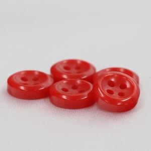 ボタン シャツボタン 10mm 赤 10個入 割れ 欠けに強いプラスチック ボタン シャツ ブラウス カーディガン 向 ボタン 手芸 通販