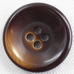 ボタン プラスチックボタン 44 茶系 18mm 1個入 ナット調  シャツ ブラウス カーディガン 向 ボタン 手芸 通販｜assure-2