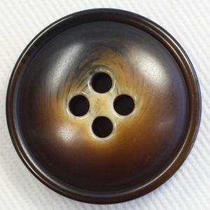ボタン プラスチックボタン 46 茶系 25mm 1個入 ナット調  ジャケット コート向 ボタン 手芸 通販｜assure-2